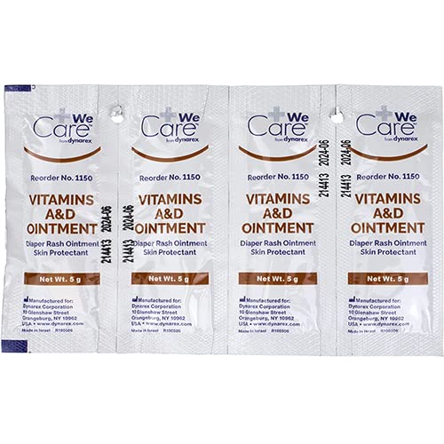 Line Art Tattoo Vitamins A & D Healing Ointment 5g (10 Pack) - Skin Repair for Tattoo Aftercare, Dry Skin & Minor Wounds