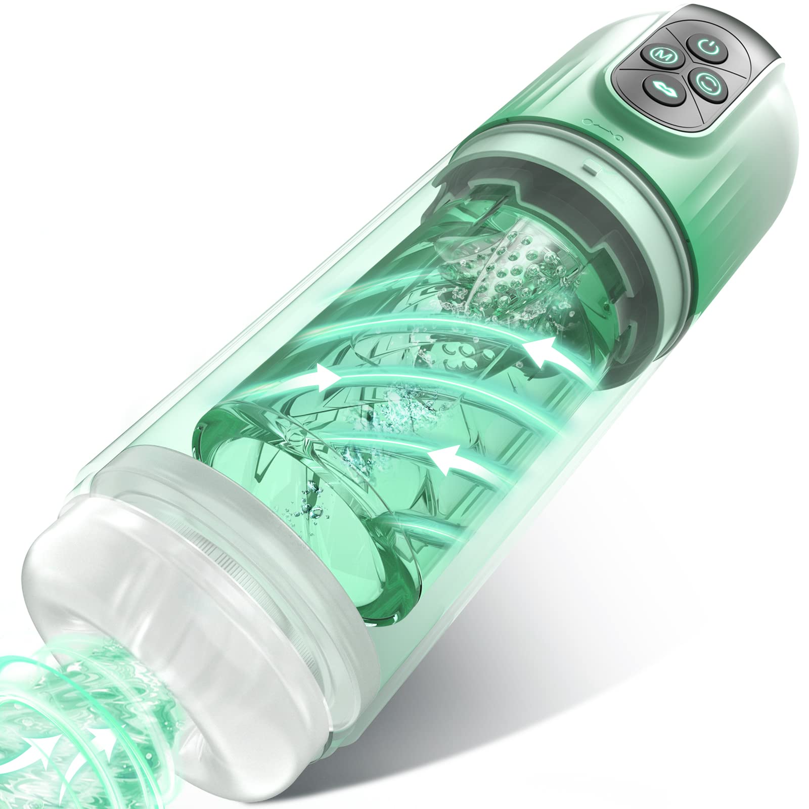 Automatic Male Masturbator - Electric Penis Pump with 4 Pumping Modes, 7 Rotation Speeds & 7 Suction Levels | Rechargeable Adult Sex Toy for Men | Discreet & Portable Design for Solo Pleasure at Home or Travel