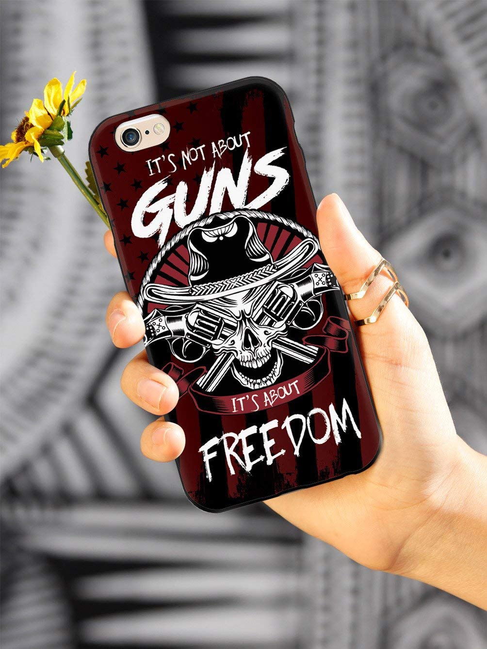 **3D Textured Protective Phone Case for Samsung Galaxy S8 Plus - Inspired Cases with Freedom Design - Durable & Slim Cover for Everyday Use - Perfect for Work, Travel & Outdoor Activities - Black**
