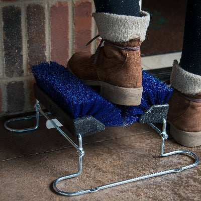 Spectrum® Boot & Shoe Cleaning Brush - Durable Blue Bristles for Leather, Suede & Sneakers - Perfect for Home, Office & Outdoor Use
