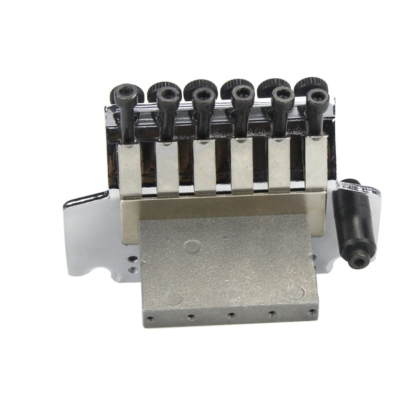 Chrome Electric Guitar Tremolo Bridge System - Double Locking Guitar Parts for Enhanced Stability & Sustain | Perfect for Rock, Metal & Shredding Performances
