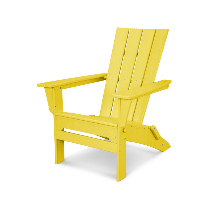 POLYWOOD Quattro Folding Adirondack Chair - Outdoor Patio Furniture, Weather-Resistant & Durable - Perfect for Backyard, Poolside, and Garden Relaxation