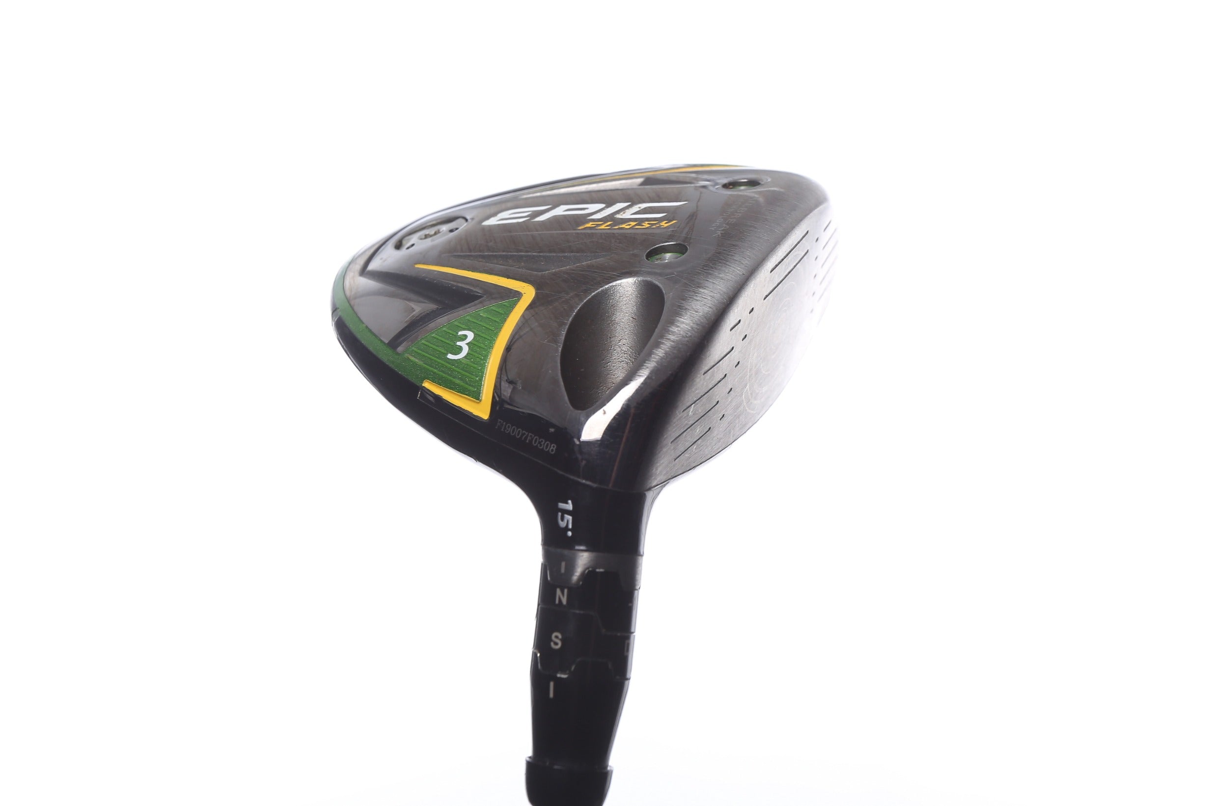 Used Callaway Epic Flash 3 Wood Right Handed 15° Stiff Flex Golf Club - Perfect for Long Fairway Shots & Improving Your Golf Game