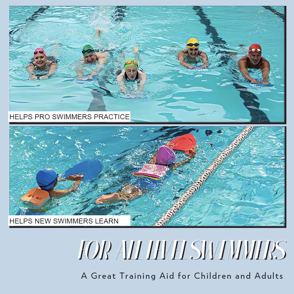 **Swimming Kickboard for Kids & Adults - EVA Foam Swim Training Aid & Pool Exercise Equipment - Perfect for Swim Lessons, Lap Training & Water Workouts**