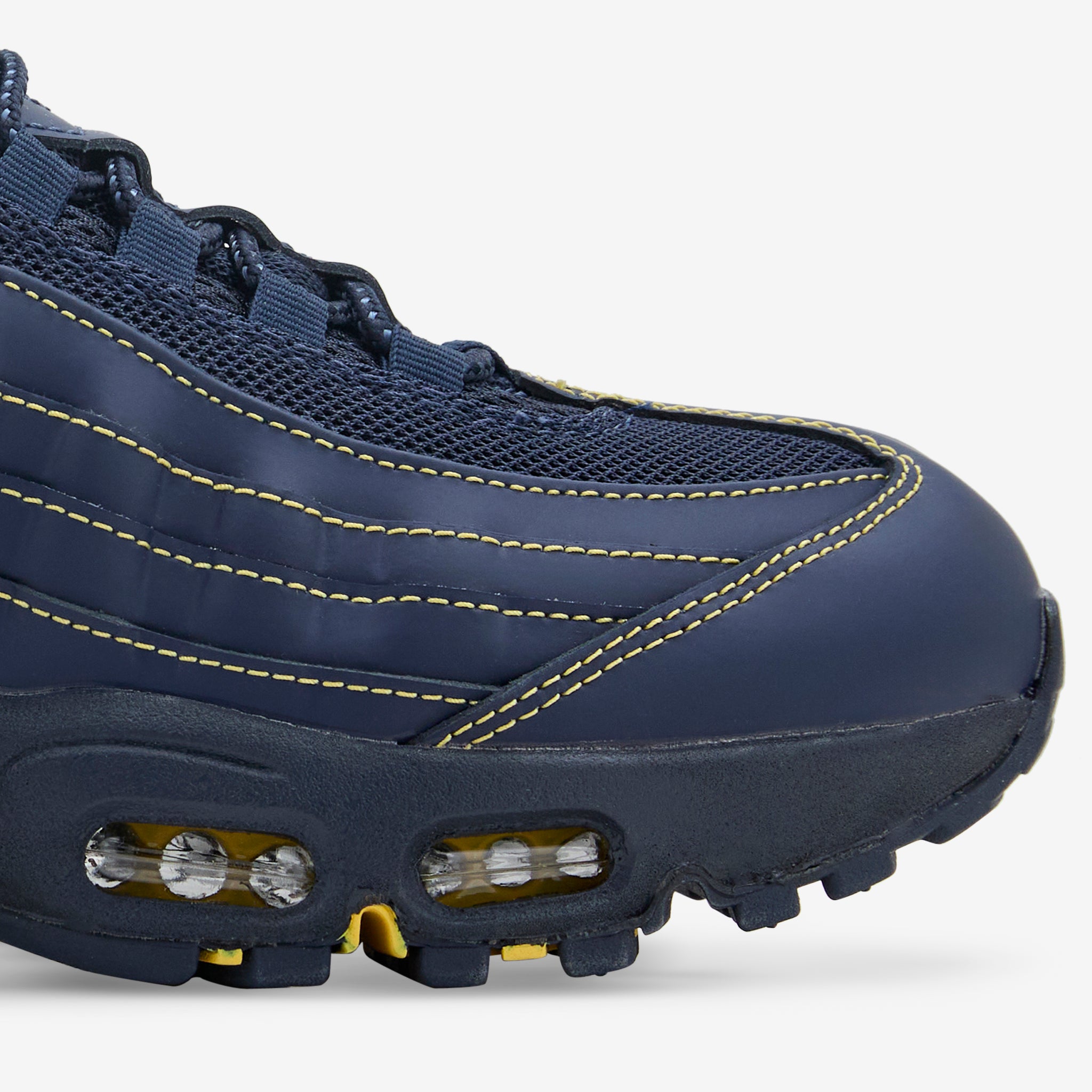 Nike Air Max 95 OG Sneakers - Obsidian/Varsity Maize Colorway | Retro Running Shoes for Men | Perfect for Jogging, Gym Workouts & Streetwear Fashion