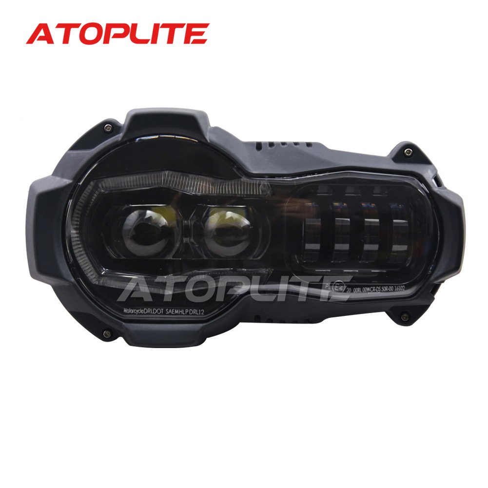 BMW R1200GS LED Headlight Kit (Pre-2012) - High/Low Beam with Angel Eyes DRL, Direct Replacement for Oil Cooler Models | Perfect for Night Riding & Adventure Motorcycle Upgrades (R1200-YHL)