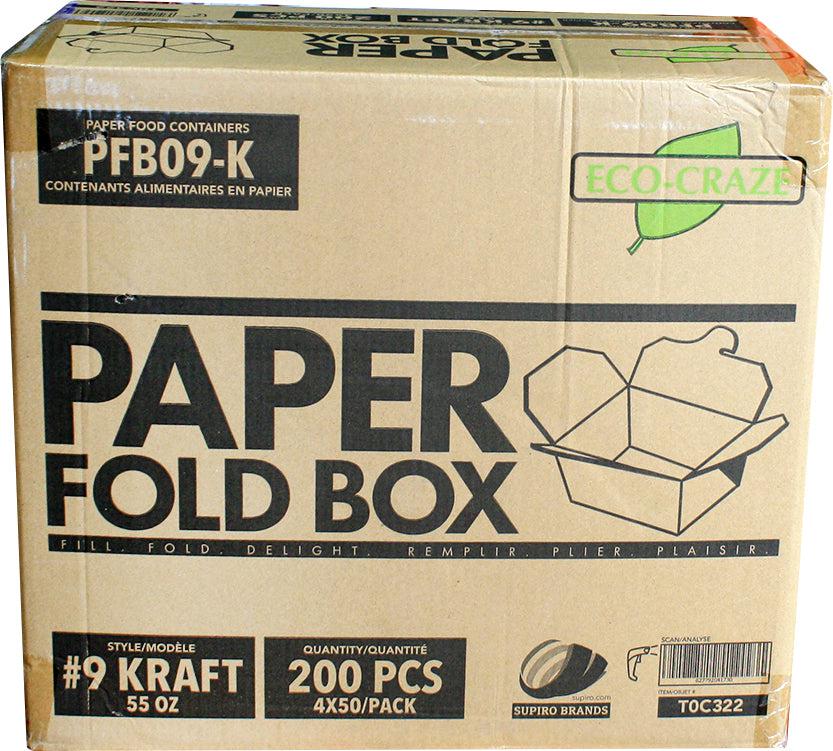 Eco-Friendly Kraft Paper Fold Box PFB09 K - Sustainable Packaging for Gifts, Jewelry & Small Items | Perfect for Eco-Conscious Shoppers & Small Businesses