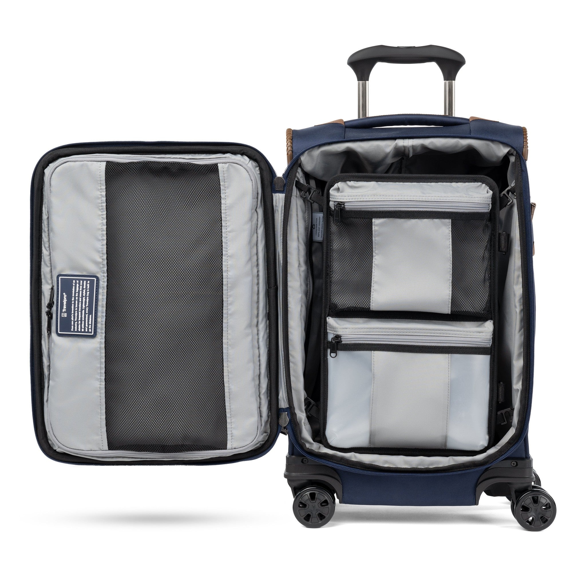 Travelpro Crew Classic Compact Expandable Spinner Carry On Luggage - Lightweight Suitcase for International Travel, Business Trips & Weekend Getaways