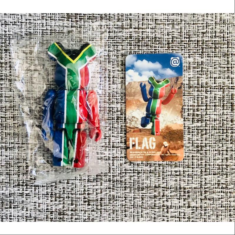 Bearbrick Series 20 FLAG South Africa 100% Collectible Vinyl Art Toy - Perfect for Display, Gifts & Anime Fans Collection