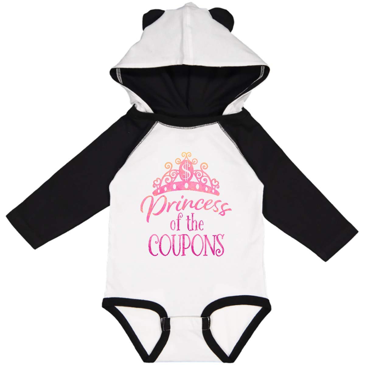 Princess of Coupons Pink Long Sleeve Creeper - Baby Girl Outfit