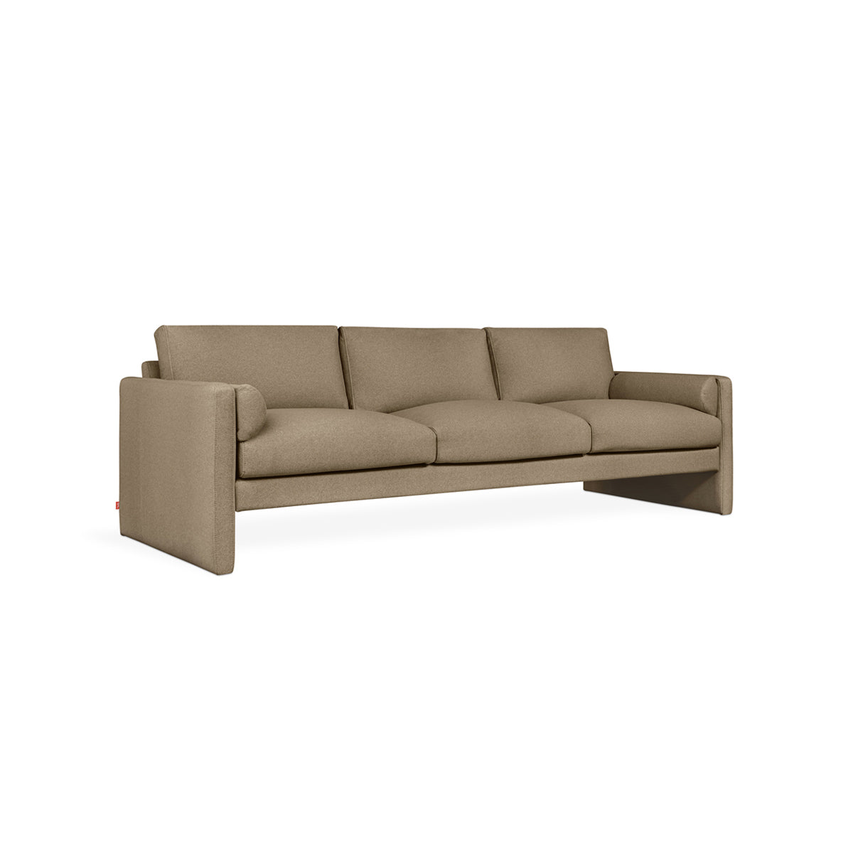 M Co Living Laurel Sofa - Modern Comfortable Sectional Couch for Living Room, Lounge & Family Room - Soft Fabric Upholstery with Sturdy Wooden Frame - Perfect for Small Spaces, Apartments & Home Theater