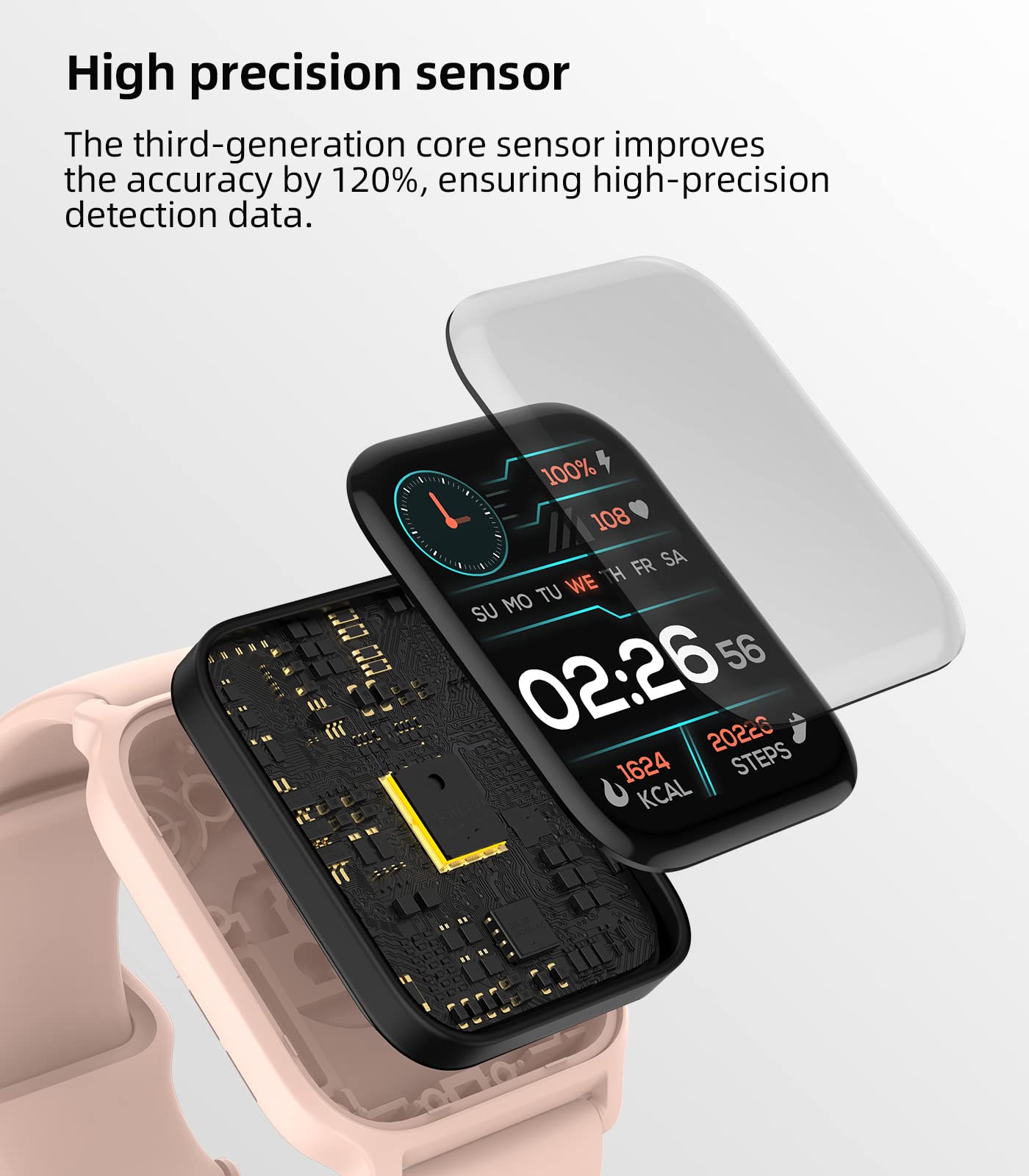 EGQINR Smart Watch for Women - 1.8