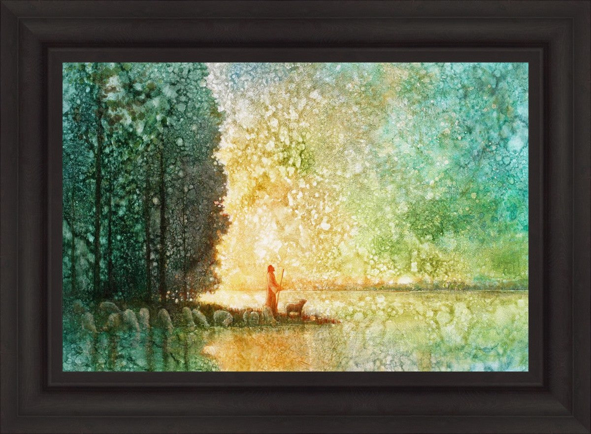 Beside Quiet Waters - Premium Home Decor for Relaxing Spaces | Perfect for Living Rooms, Bedrooms & Meditation Areas