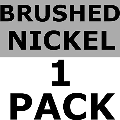 Brushed Nickel (1 Count)