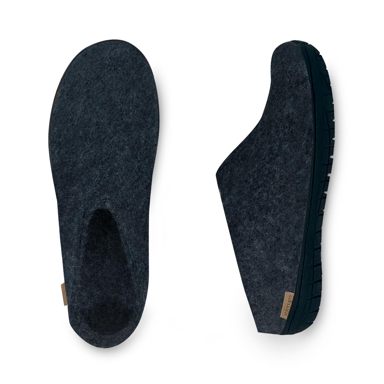 Premium Unisex Wool Slippers with Rubber Sole - GLERUPS Slip-On Indoor/Outdoor House Shoes for Women & Men | Perfect for Home, Office & Casual Wear