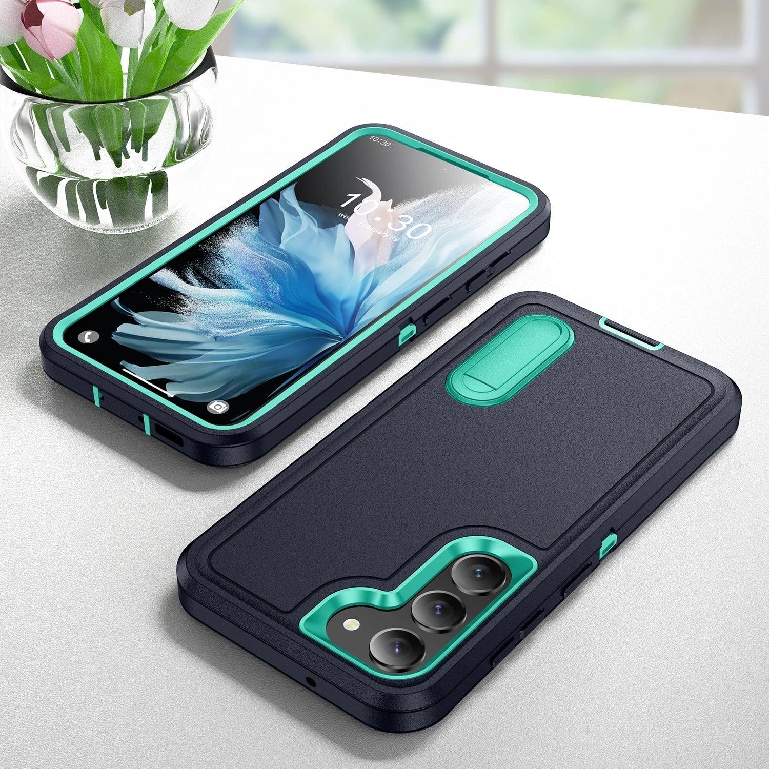 Samsung Galaxy S24 Plus Shockproof Case with Kickstand - Anti-Dust, Military-Grade Protection for Outdoor & Active Lifestyle