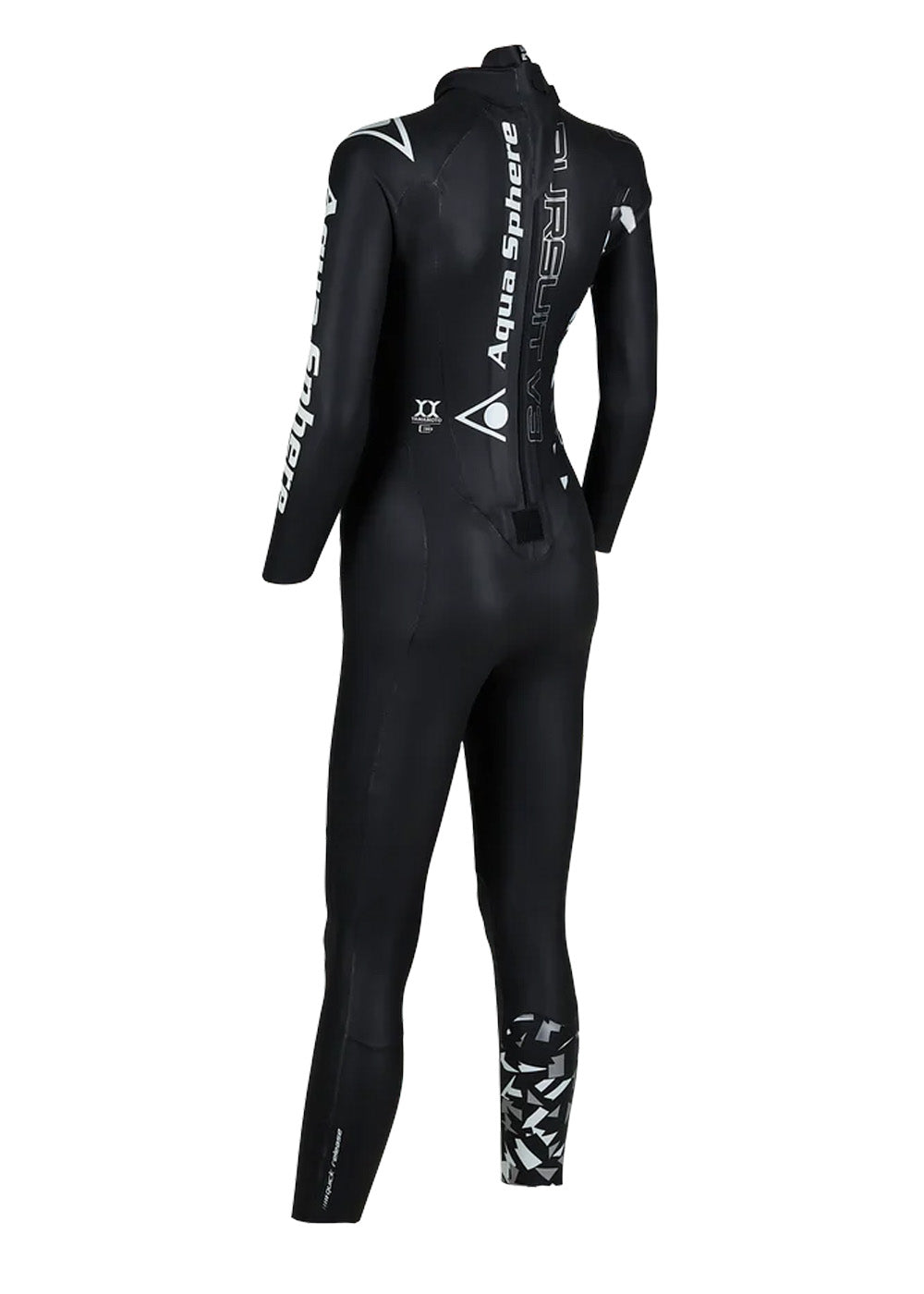 AquaSphere Women's Pursuit V3 Triathlon Wetsuit - Premium Neoprene Swimwear for Open Water Swimming & Triathlon Training