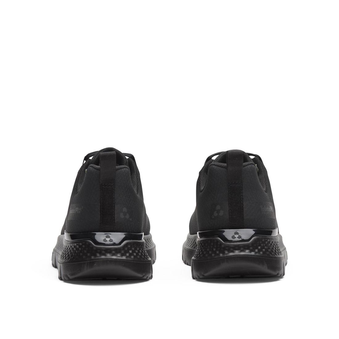 Intercept Steel Toe Oxford Work Shoes for Men - Black Safety Shoes for Construction & Industrial Work | Comfortable & Durable Work Boots