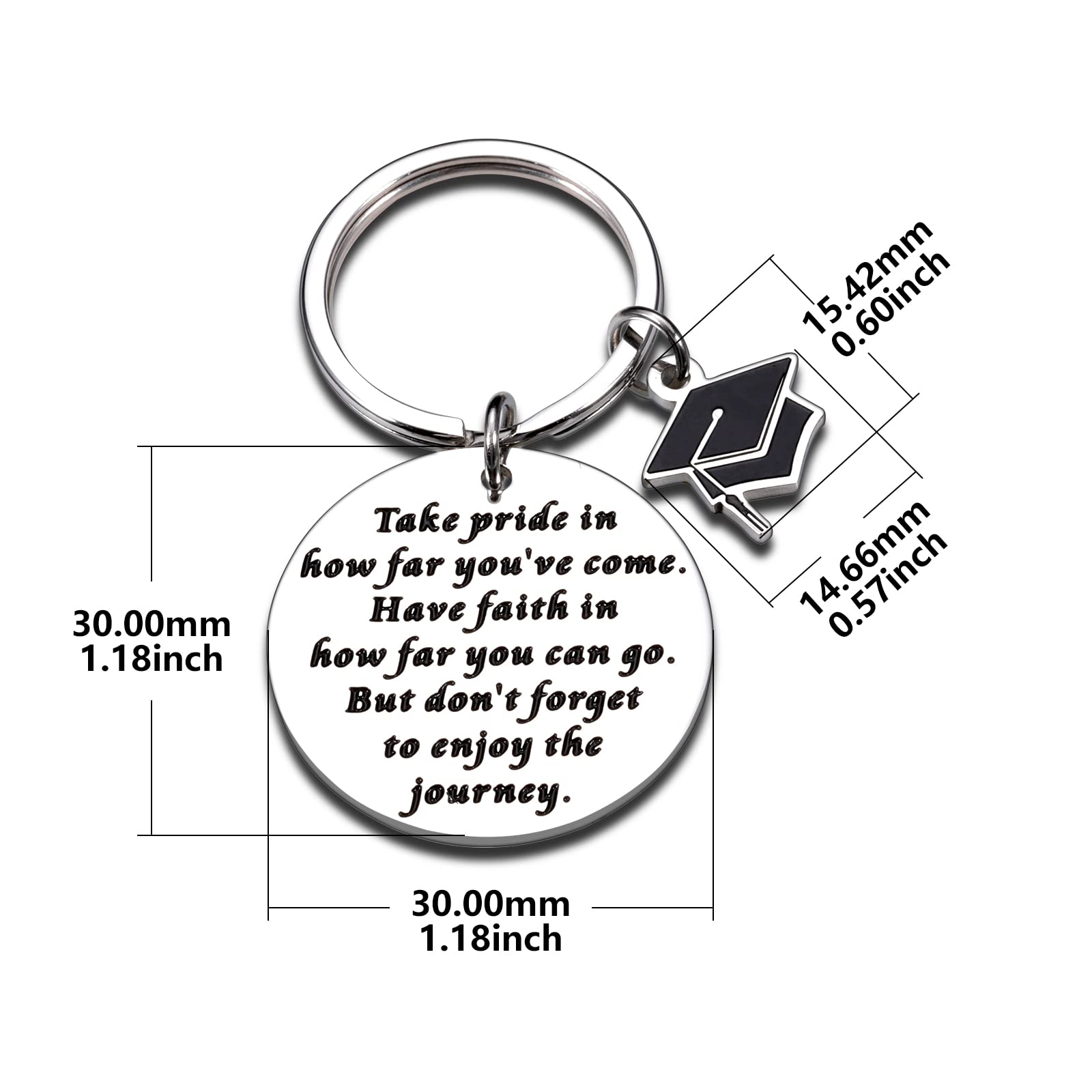 Valentine's Day Gifts for Kids & Teens - Graduation Gifts for Her & Him - Inspirational Keychains for Women & Men - Birthday Gifts for Boys & Girls - Perfect for Students, Class of 2023, Nursing Students - Great for School, Work, Daily Motivation & Special Occasions