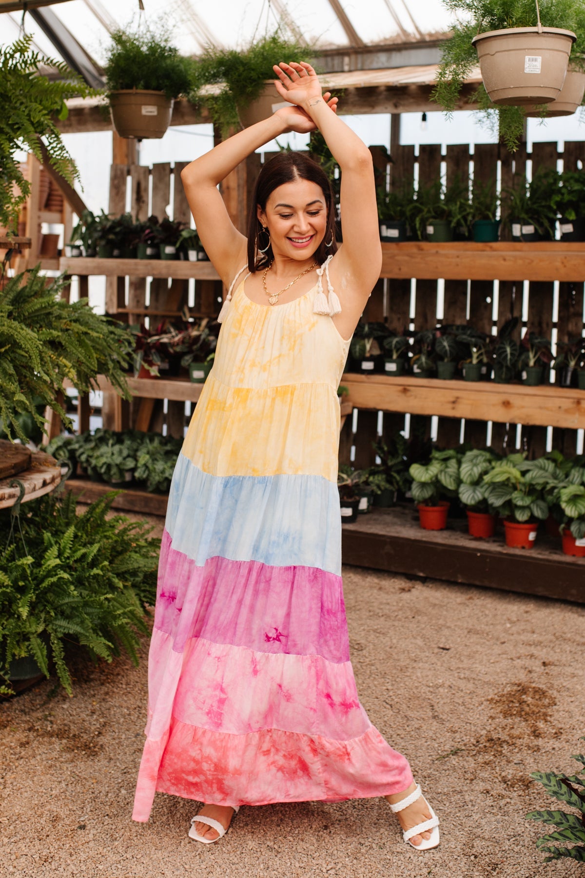 Caribbean Crush Dress - Flowy Summer Beach Dress for Women | Tropical Vacation Outfit, Boho Maxi Dress for Pool Party & Date Night