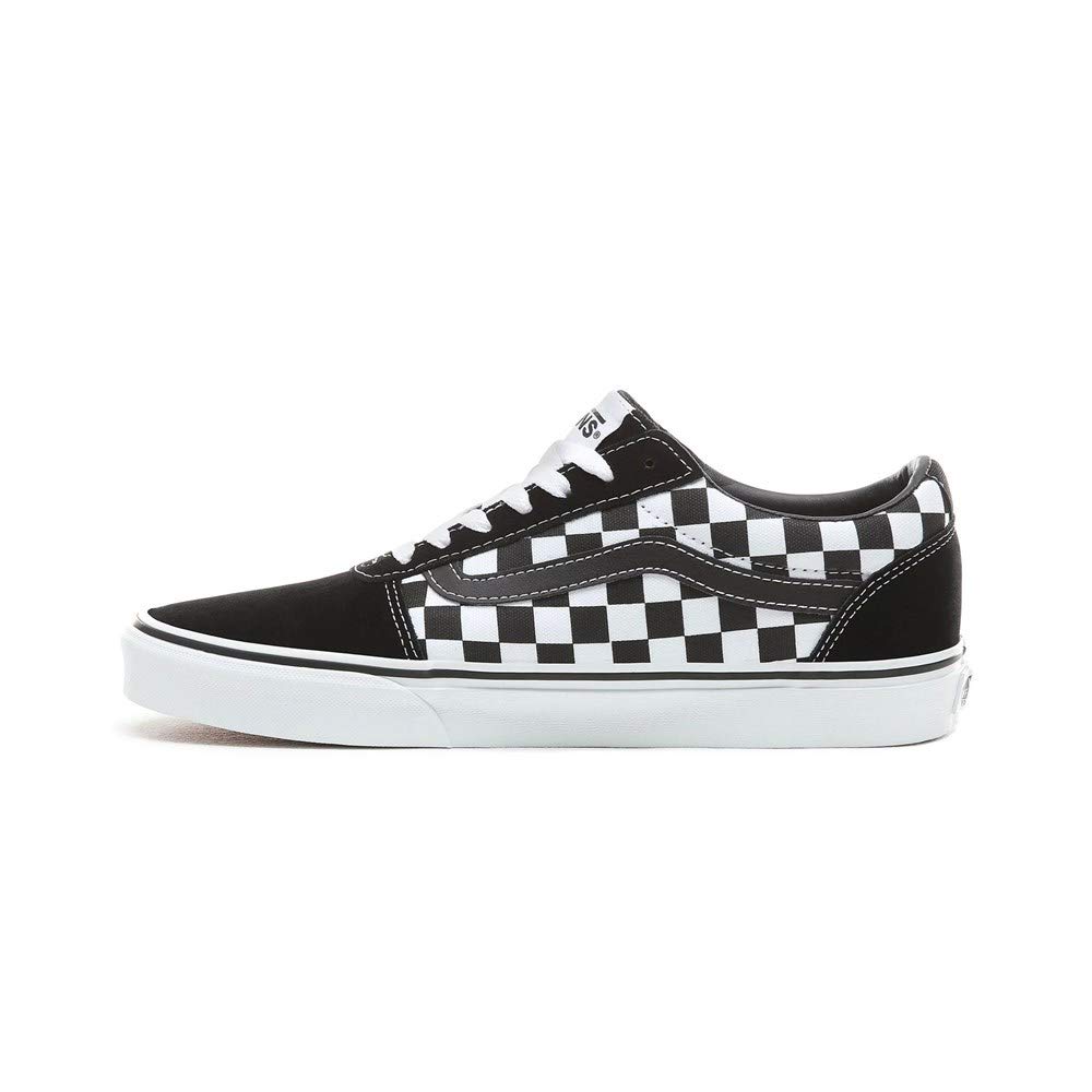 Vans Men's Ward Sneaker - Classic Canvas Low Top Casual Shoes for Walking, Skateboarding & Streetwear Fashion