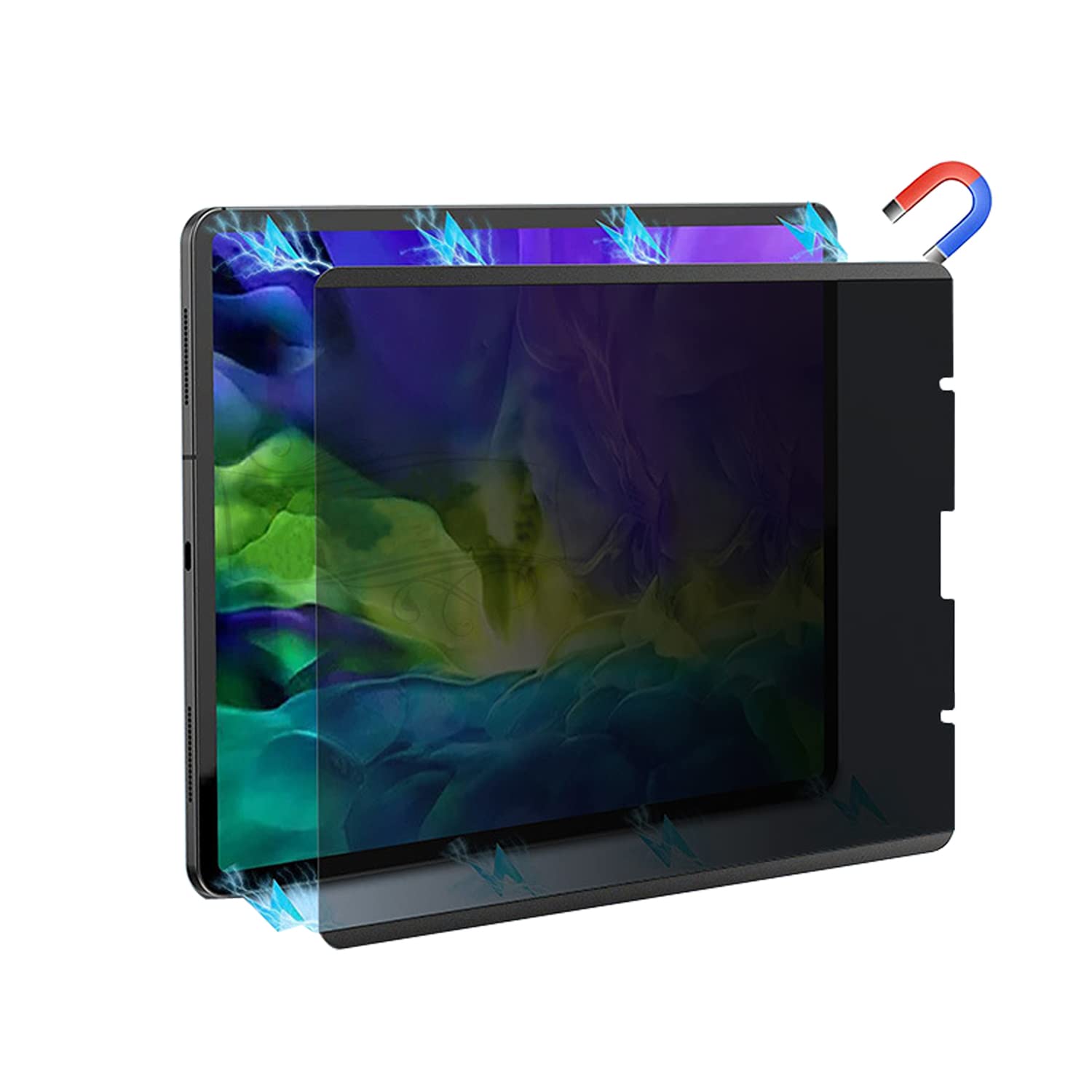 Magnetic Detachable Privacy Screen Protector for iPad Air 5th Gen (2022) & iPad Pro 11