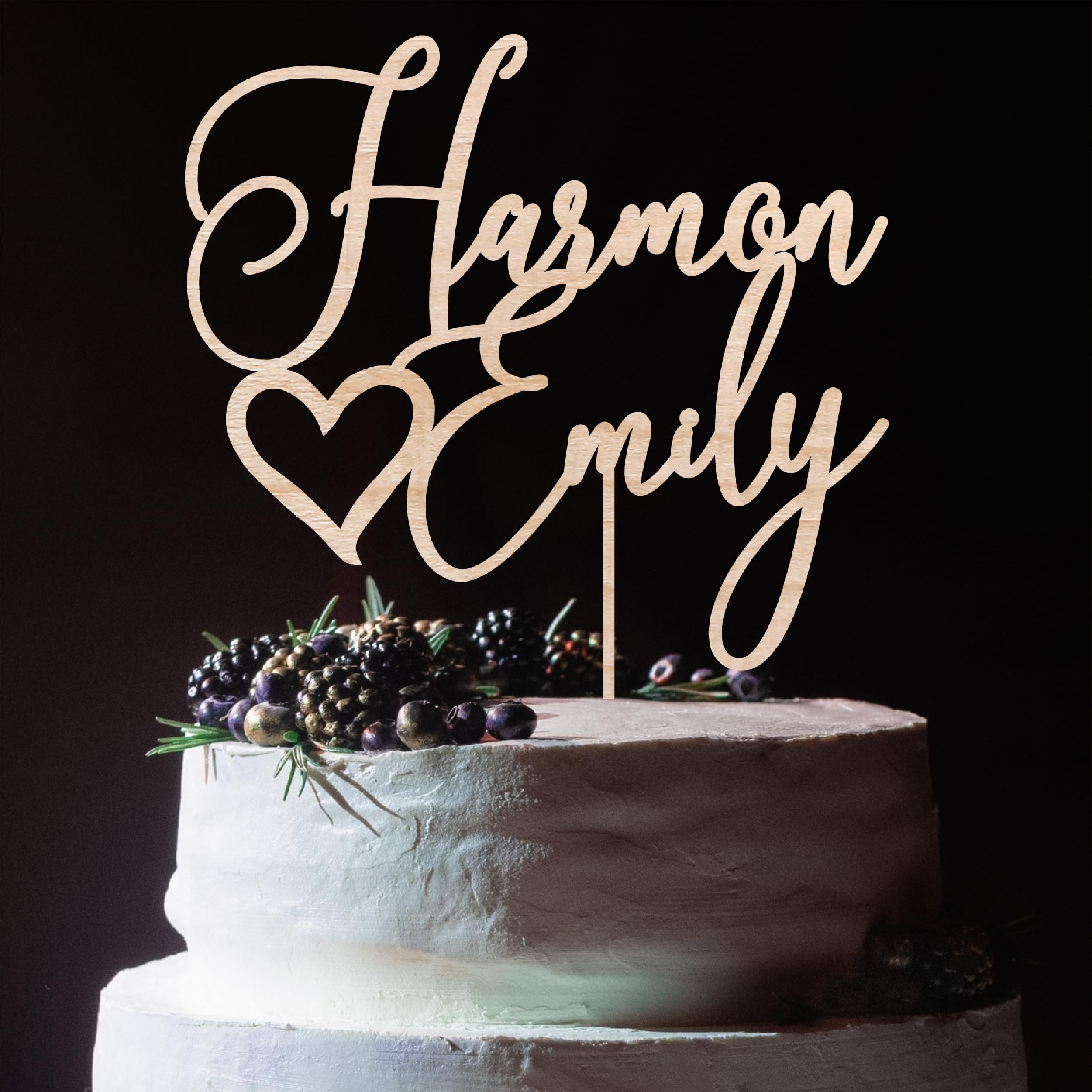 Custom Mr & Mrs Wedding Cake Toppers - Personalized Bridal Shower Cake Decorations - Elegant Cake Topper for Wedding, Anniversary & Special Occasions