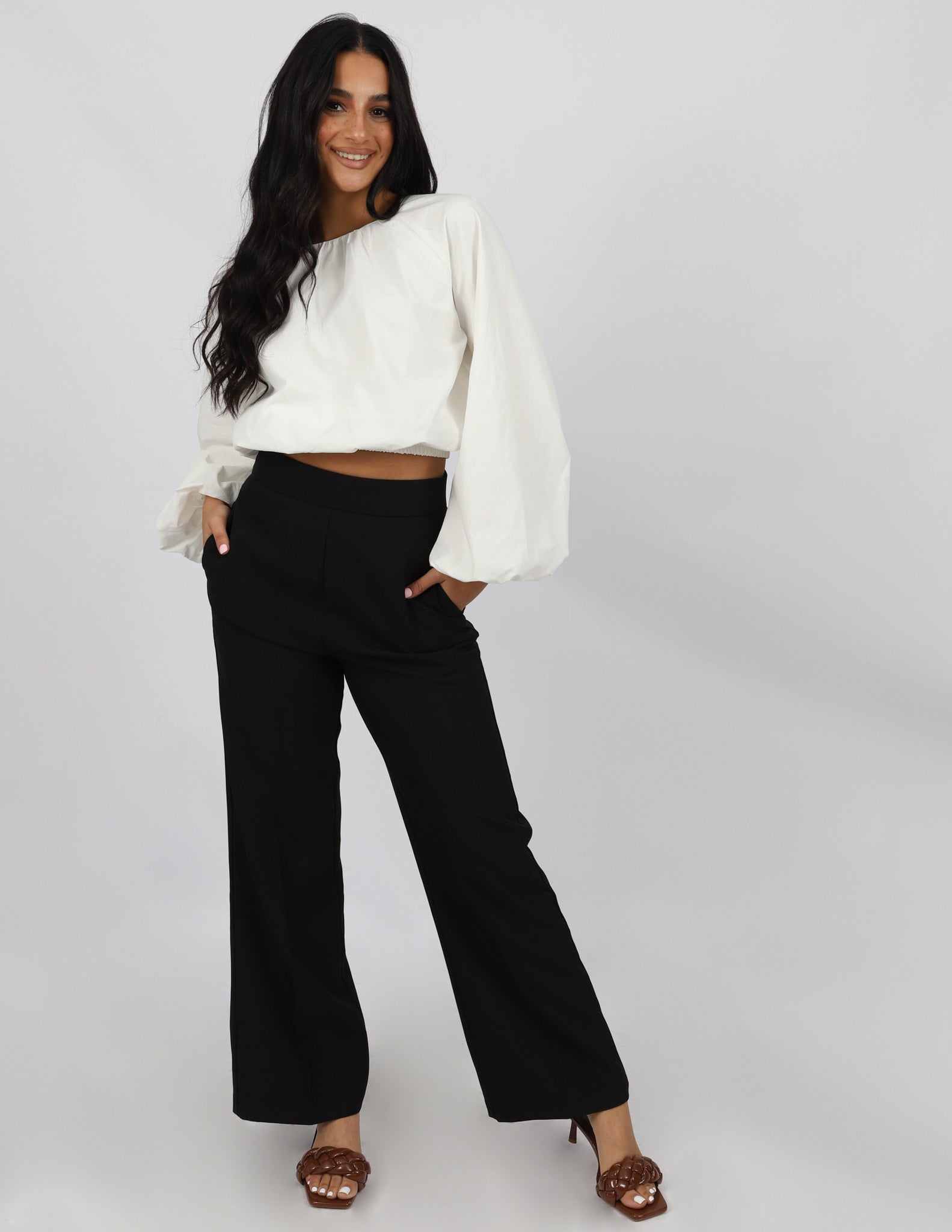Escape Lenny Puff Blouse - Women's Stylish Puffed Sleeve Top for Casual Wear & Office Outfits | Perfect for Date Nights, Parties & Everyday Fashion