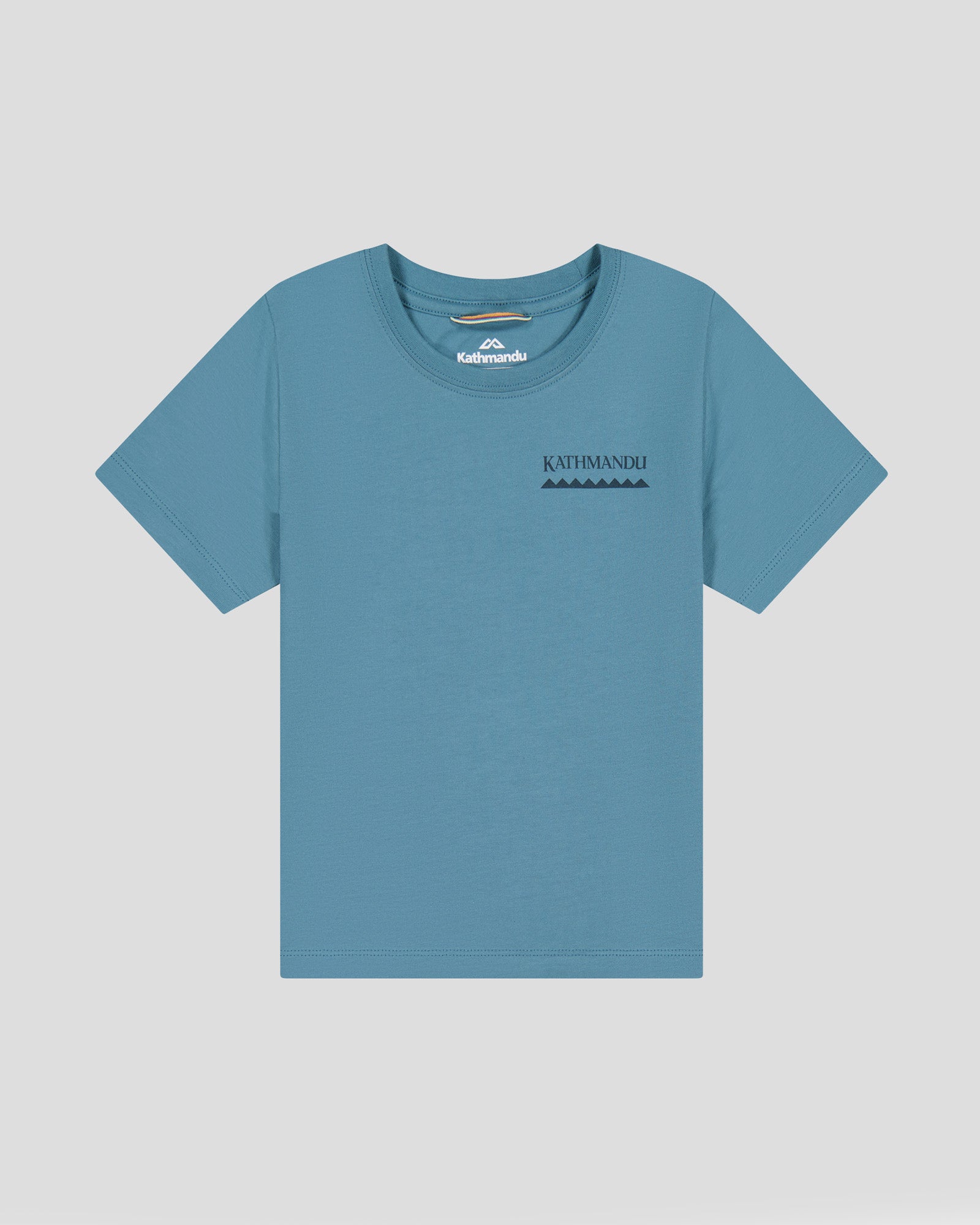Heritage Organic Cotton Kids T-Shirt - Soft Washed Blue - Perfect for Playdates & Casual Outfits