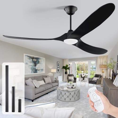 70 inch Black Ceiling Fan