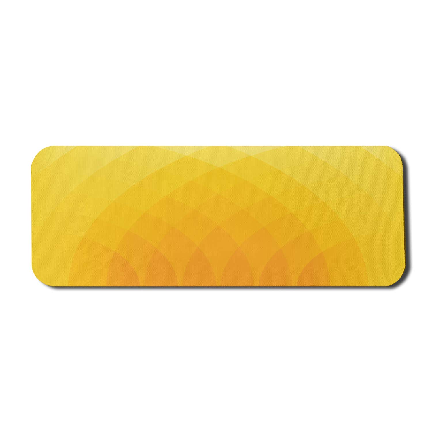 Ambesonne Yellow Gaming Mouse Pad - Large 31
