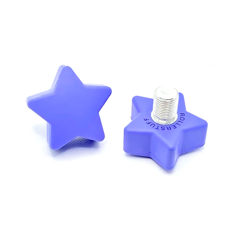 High-Quality Star Toe Stops for Roller Skates - Durable & Non-Slip Replacement Toe Stops for Roller Derby, Artistic Skating & Outdoor Use