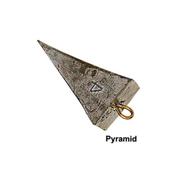 Pyramid Leads for Fishing - High-Quality Pyramid Sinkers for Saltwater & Freshwater Fishing - Perfect for Surf Fishing, Bottom Fishing & Casting