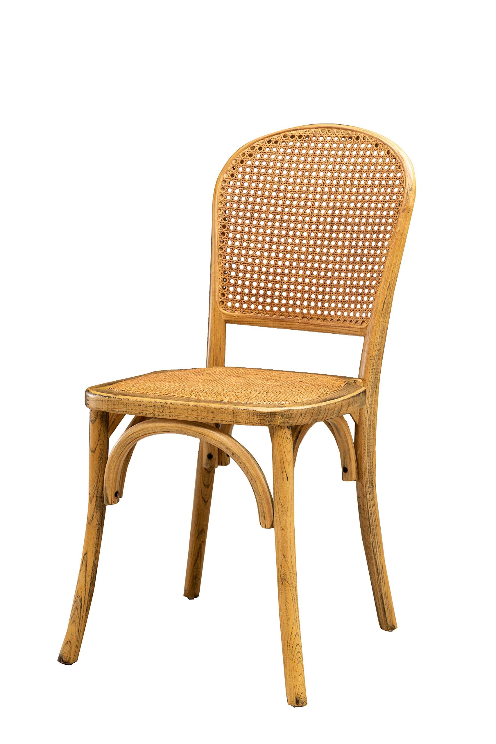 Thonet Wooden Dining Chair 35x20x16.5 Inch | Solid Wood Kitchen Chairs | Rattan Dining Room Chairs | Modern Wooden Side Chairs for Home & Restaurant Use