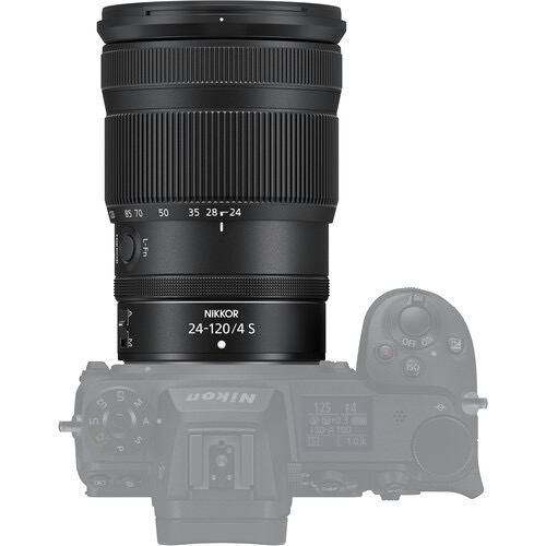 Nikon NIKKOR Z 24-120mm f/4 S Full-Frame Zoom Lens for Z-Mount Mirrorless Cameras - Perfect for Travel, Portraits & Landscape Photography