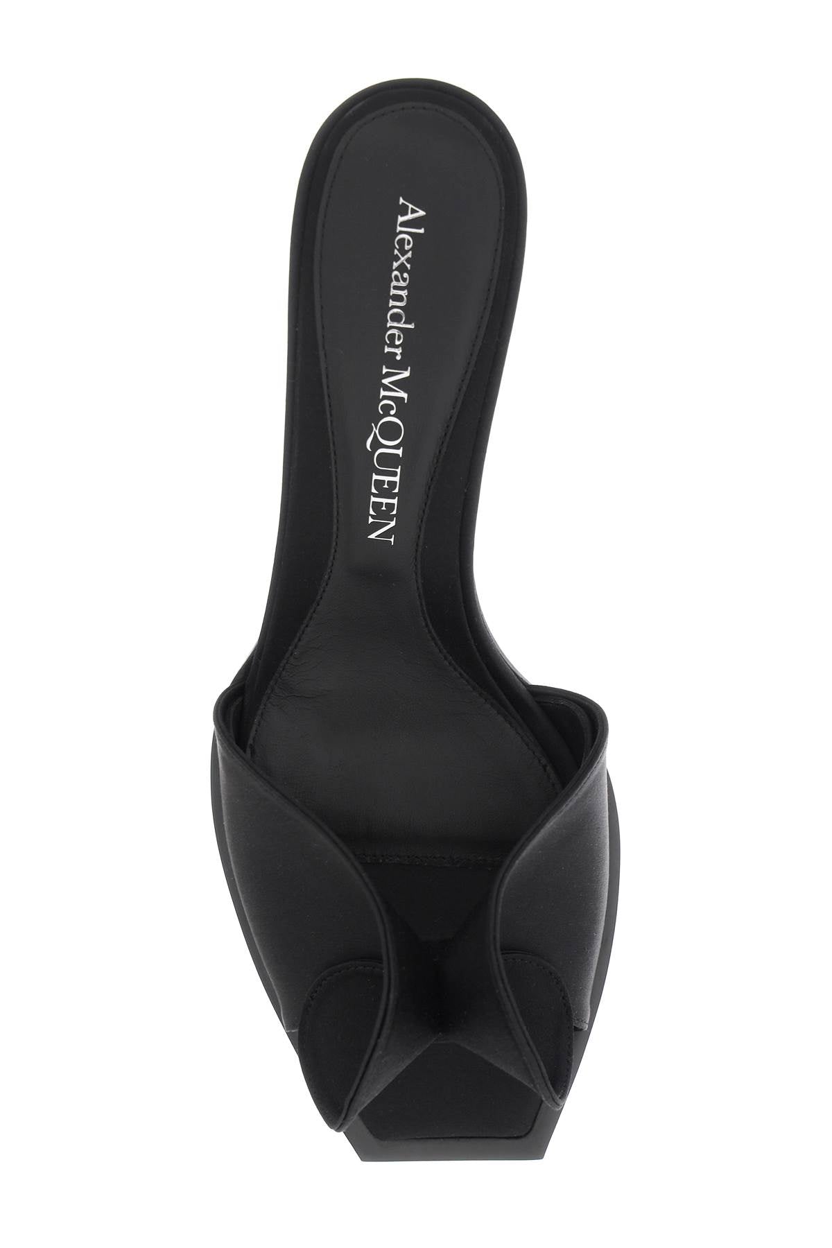 Alexander McQueen Silk Detail Mules - Luxury Designer Slip-On Shoes for Women | Perfect for Casual Outings, Office Wear & Evening Events