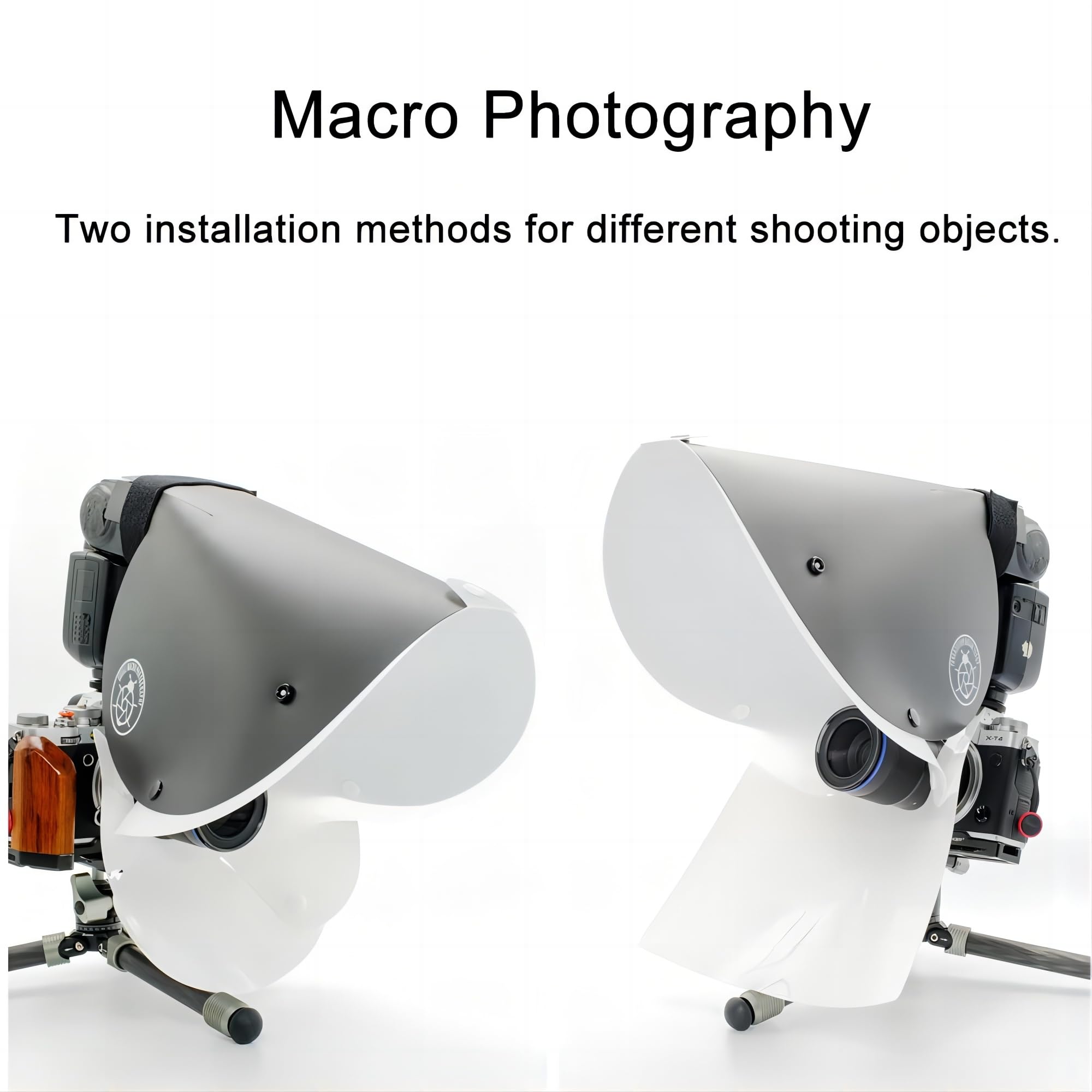 Professional Macro Photography Diffuser Kit - Portable Speedlite Flash Diffuser Softbox for Jewelry, Insect & Product Photography - Large Size for DSLR Cameras - Perfect for Studio, Outdoor & Close-Up Shots
