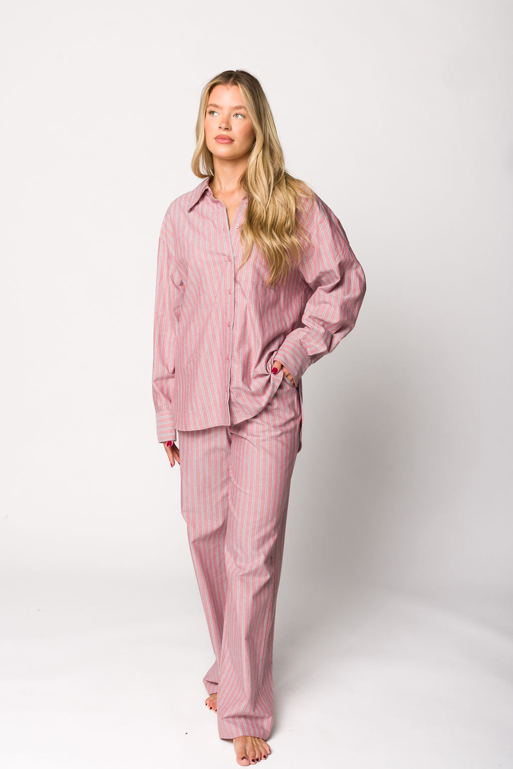 Ex Boyfriend Pants in Nantucket Stripe - Comfortable Relaxed Fit Casual Pants for Women | Perfect for Lounging, Weekend Outings & Beach Vacations