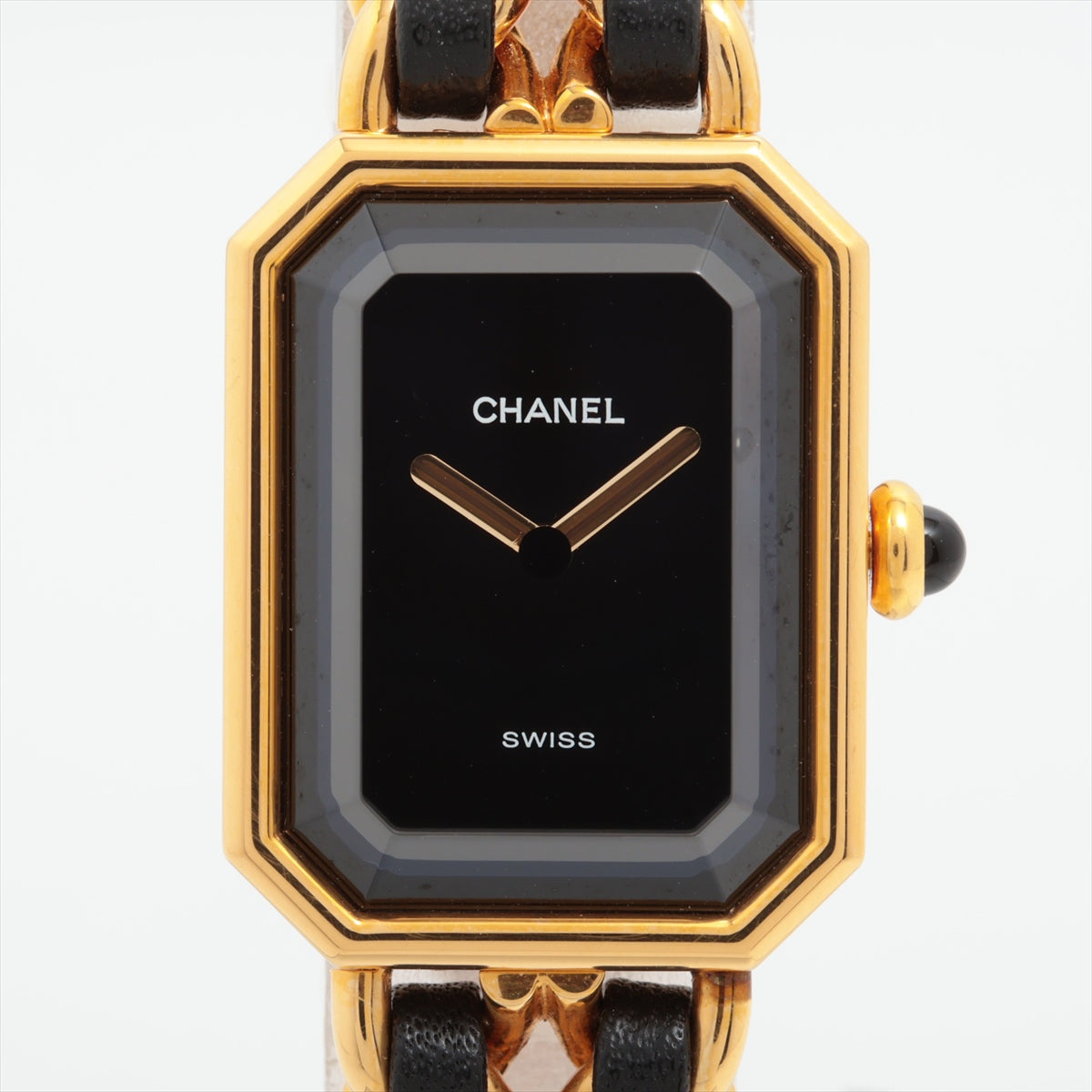Chanel Première M Black Face Gold Watch - Luxury Women's Wristwatch for Business & Evening Events