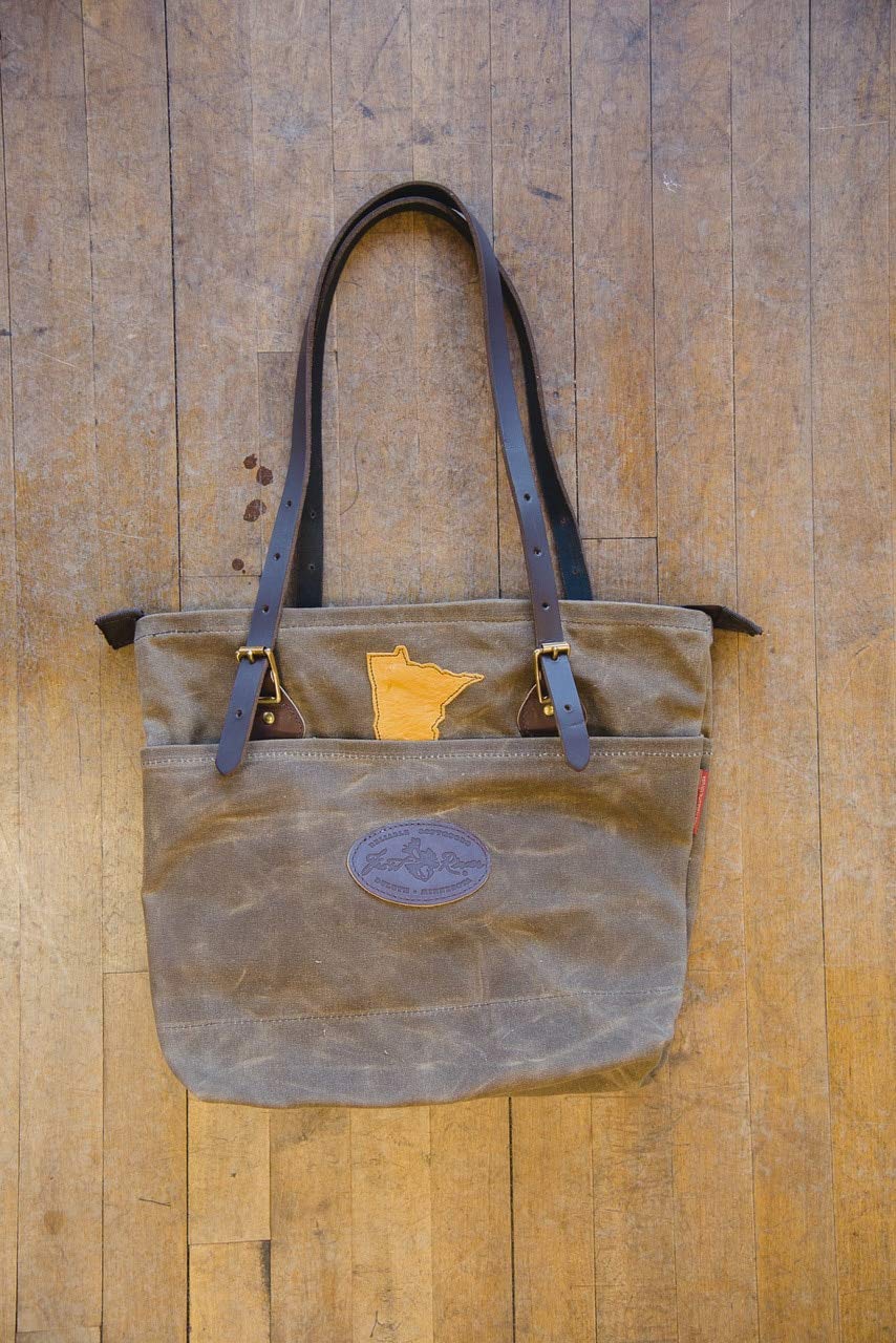 Frost River Boardwalk Tote - Premium Waxed Canvas Tote Bag for Women & Men - Water-Resistant & Durable Everyday Carry Bag for Work, Travel, Beach & Outdoor Adventures