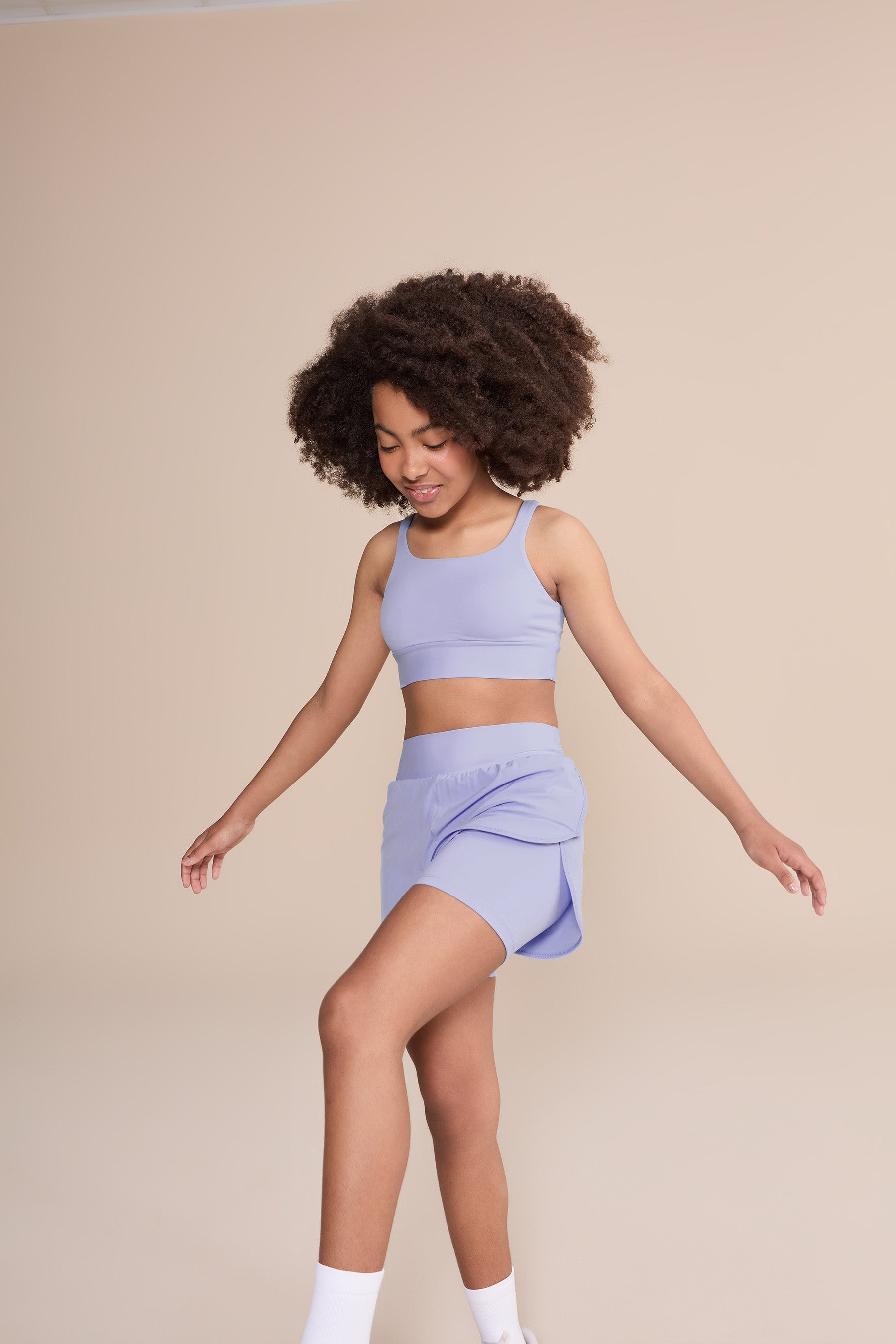 Move Sense® Kids Sports Bra for Girls - Breathable Comfort Support for Running, Yoga & Active Play - Perfect for School PE & Outdoor Activities