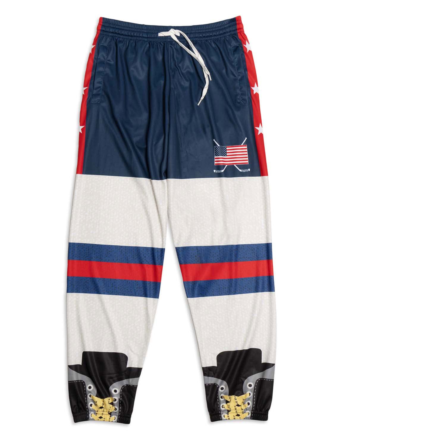 ChalkTalkSPORTS Hockey Lounge Pants for Men & Women - Comfortable Hockey Player Pajama Pants in Youth & Adult Sizes - Perfect for Game Day, Lounging, and Hockey Fan Gifts