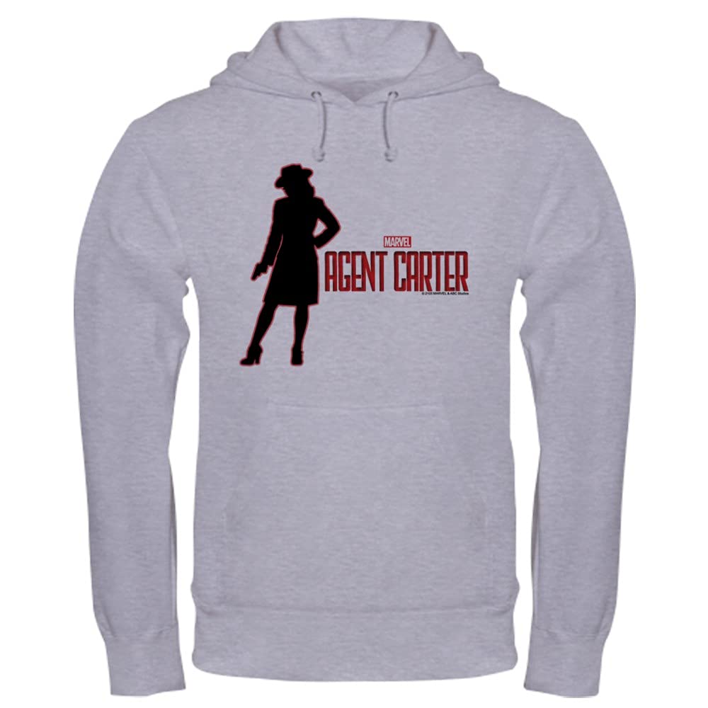 Agent Carter Red Hooded Sweatshirt | Marvel Superhero Pullover | Winter Warm Fleece Jacket for Women & Men | Perfect for Cosplay, Comic Con & Casual Wear