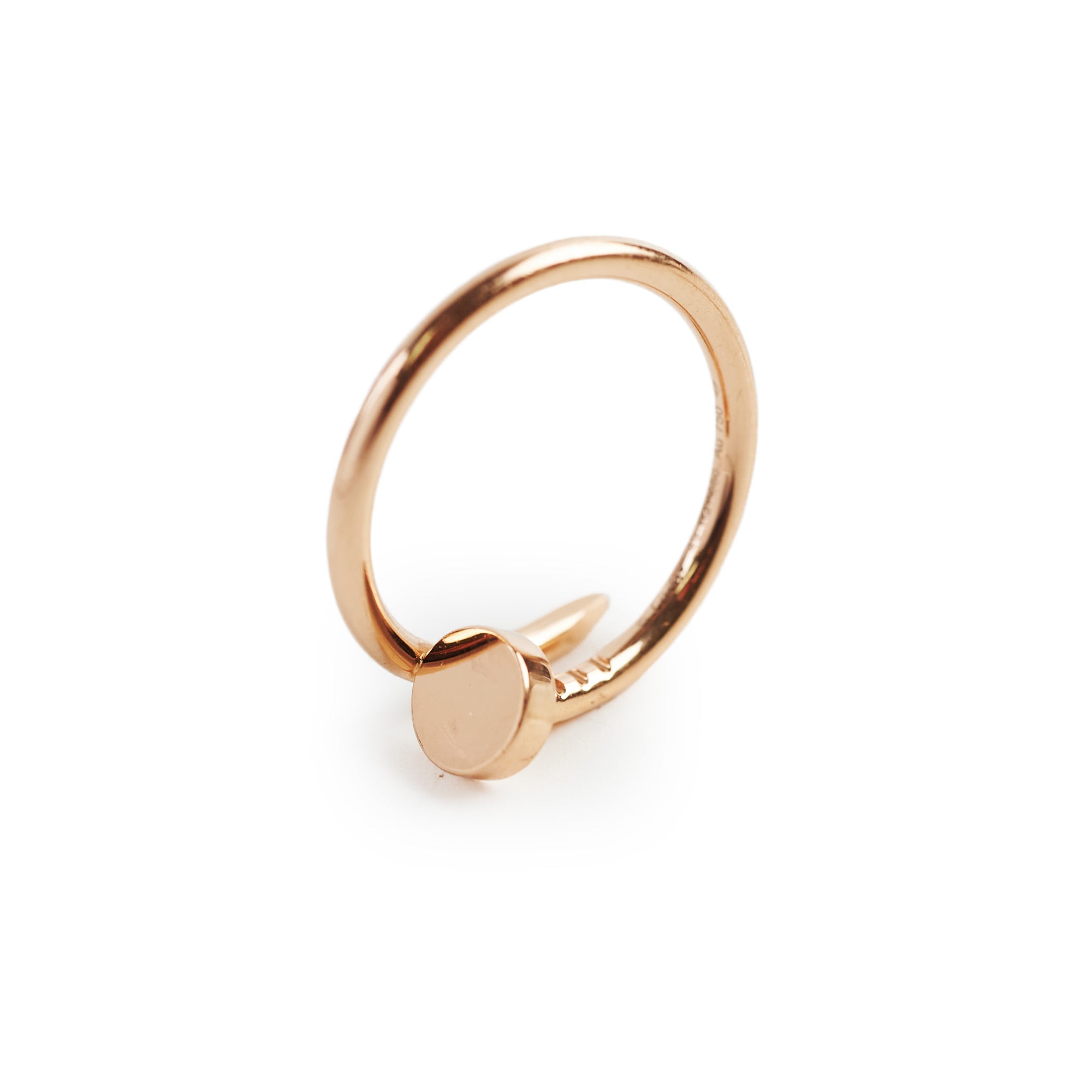 Cartier Juste Un Clou Ring 18K Pink Gold Small Model Size 49 - Luxury Jewelry for Women, Perfect for Weddings, Anniversaries & Special Occasions
