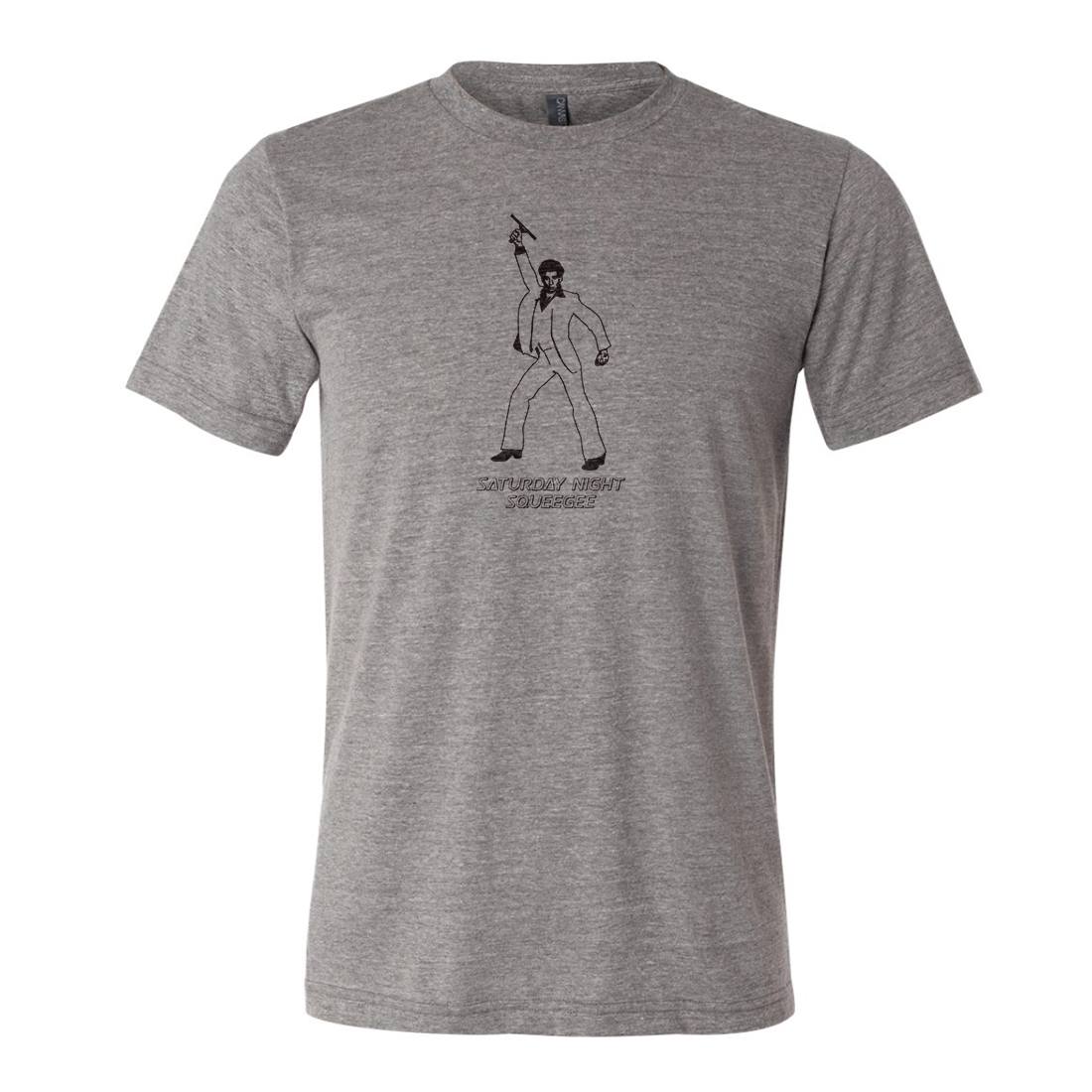 Chris T. Wilson Graphic T-Shirt - Saturday Night Squeegee Design | Funny Novelty Tee for Men & Women | Perfect for Parties, Gifts & Casual Wear