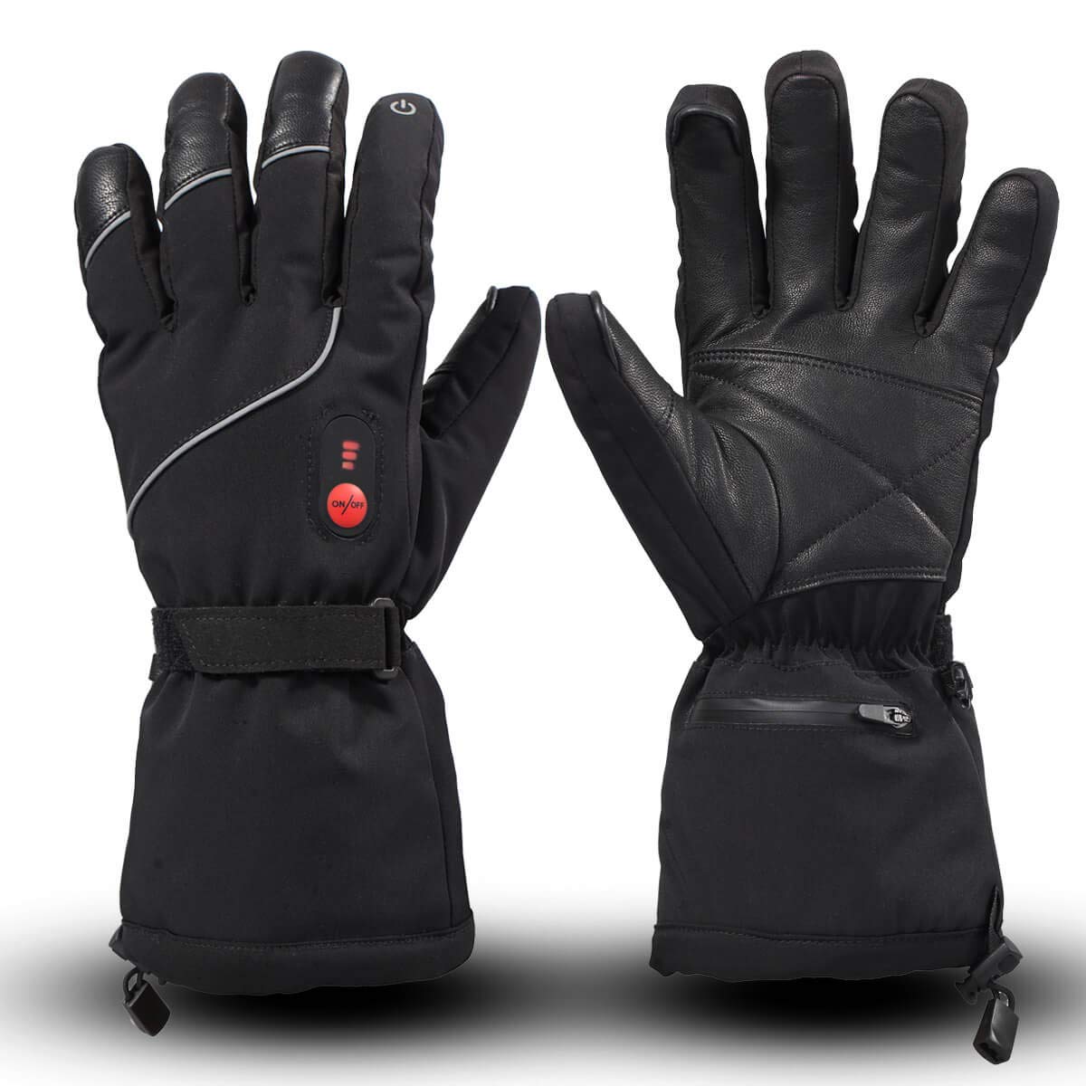 SAVIOR HEAT Rechargeable Battery Heated Gloves for Men & Women - Electric Warming Winter Gloves for Skiing, Hiking, Motorcycling & Outdoor Activities