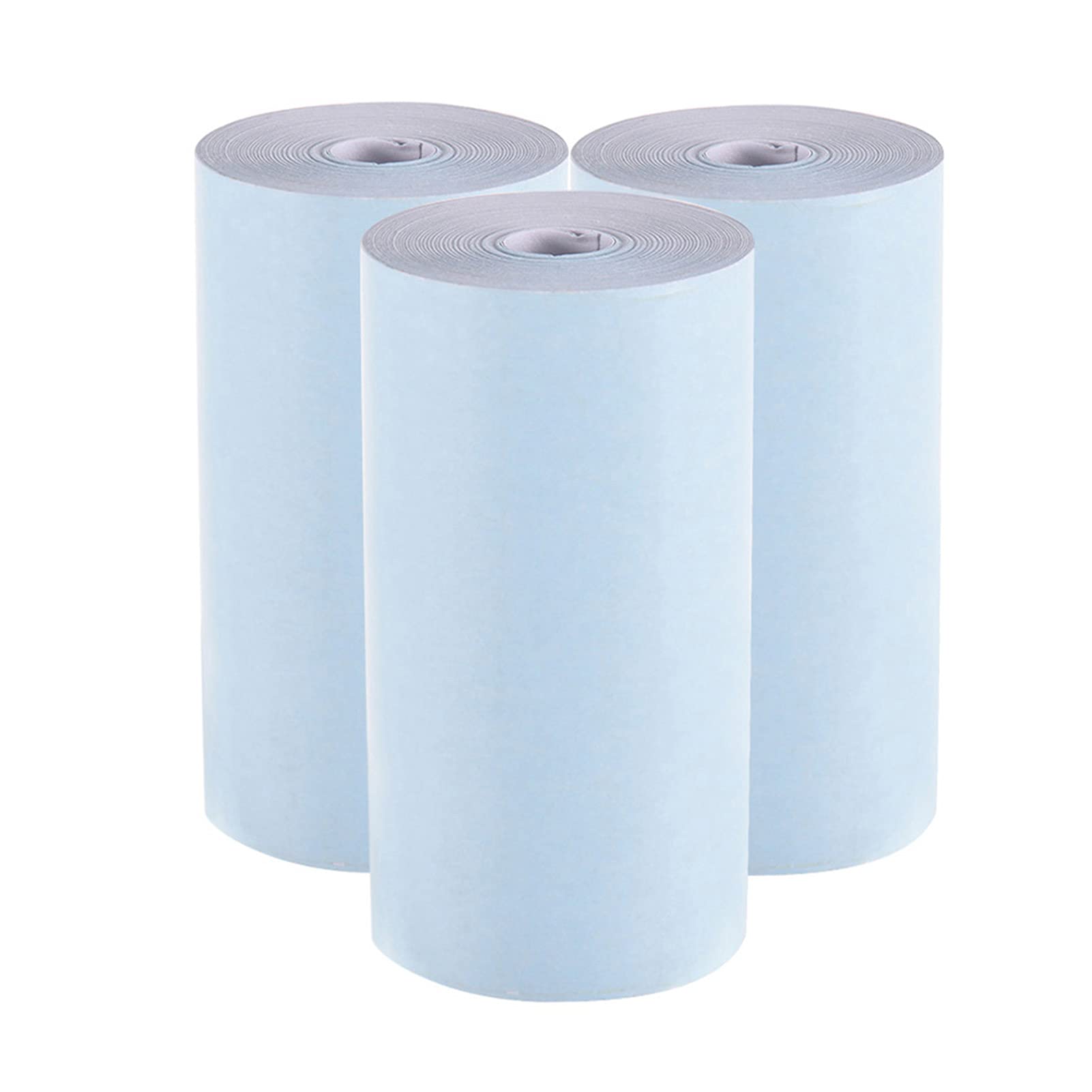 Jabey Colored Thermal Paper Roll 57x30mm - A6 Receipt & Photo Paper for P1/P2 Mini Pocket Printers - 3 Rolls - Perfect for Receipts, Labels & Instant Photos
