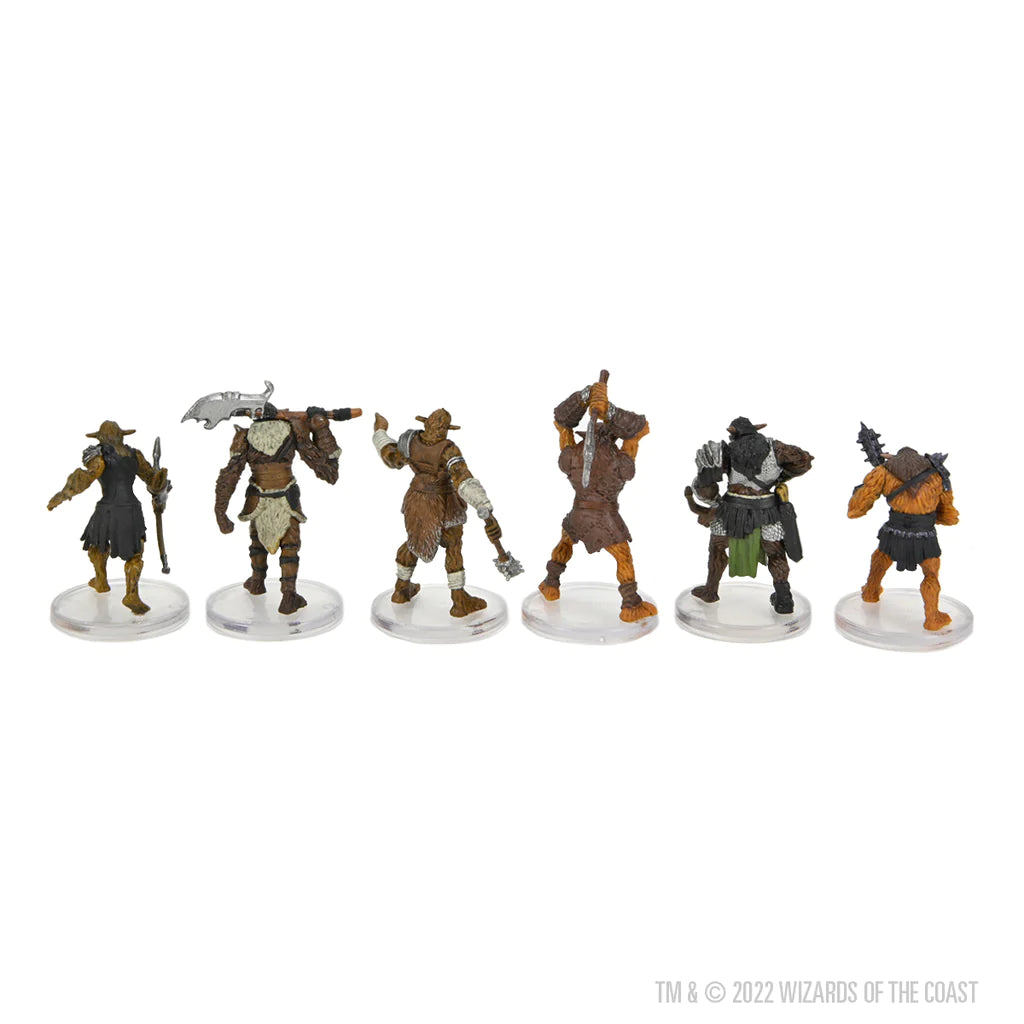 D&D Icons of the Realms: Bugbear Warband Miniature Set for Dungeons & Dragons RPG Tabletop Gaming