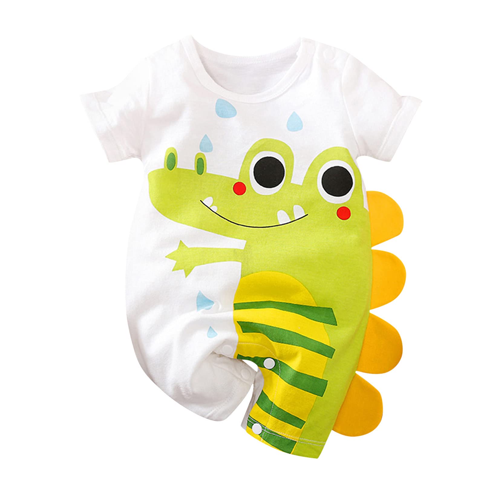 3D Animal Print Baby Jumpsuits & Rompers for Boys and Girls - Soft Cotton Playsuit Outfits for Playtime, Parties, and Everyday Wear