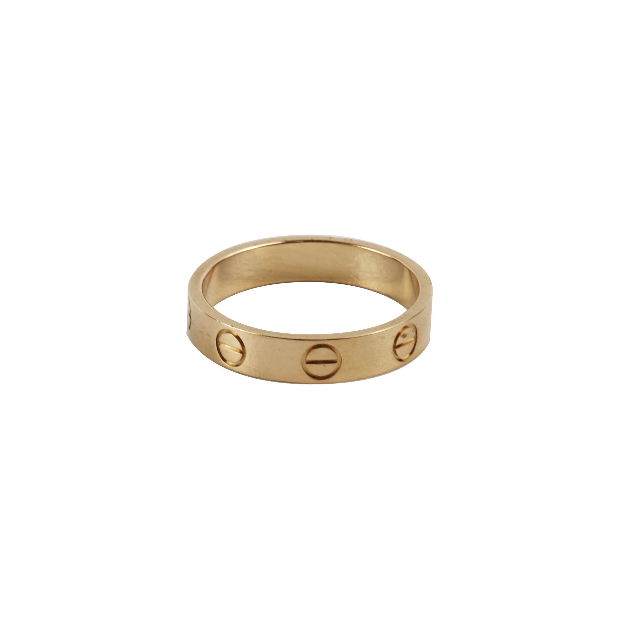 Cartier Love Wedding Ring Band - 18K Gold, Size 50 - Perfect for Engagement, Anniversary & Romantic Gifts